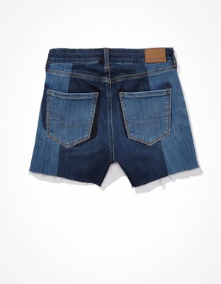 Женские джинсы American Eagle AE Ne(x)t Level Real Good Repurposed Curvy High-Waisted Denim Short Short — фото 4