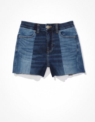 Женские джинсы American Eagle AE Ne(x)t Level Real Good Repurposed Curvy High-Waisted Denim Short Short — фото 3