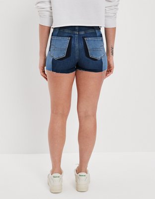 Женские джинсы American Eagle AE Ne(x)t Level Real Good Repurposed Curvy High-Waisted Denim Short Short — фото 2