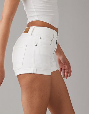 AE Next Level Curvy High-Waisted Denim Short