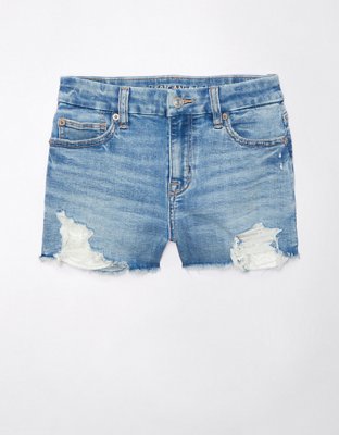 Женские джинсы American Eagle AE Next Level Curvy High-Waisted Denim Short Short — фото 3