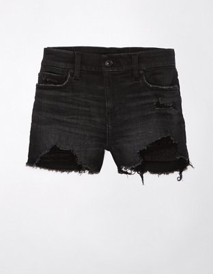 Shorts black hot sale jeans