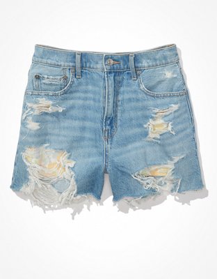 Женские джинсы American Eagle AE Denim Highest Waist '90s Boyfriend Short — фото 3