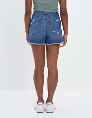 Женские джинсы American Eagle AE Stretch Denim Highest Waist '90s Boyfriend Short — фото 2