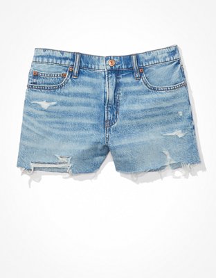 Женские джинсы American Eagle AE Dreamy Drape Denim '90s Boyfriend Short — фото 3
