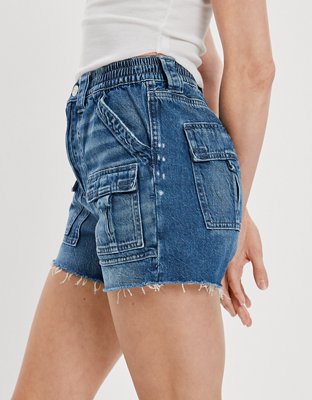 AE Dreamy Drape Denim Highest Waist '90s Boyfriend Short
