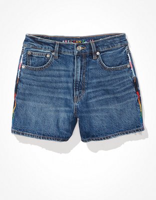 Женские джинсы American Eagle AE + Olivia Ponton Pride Denim Highest Waist '90s Boyfriend Short — фото 2