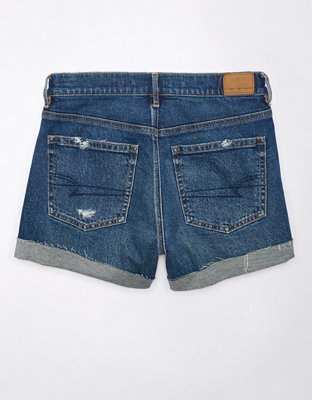 Женские джинсы American Eagle AE Strigid 4" Perfect Ripped Denim Short — фото 4