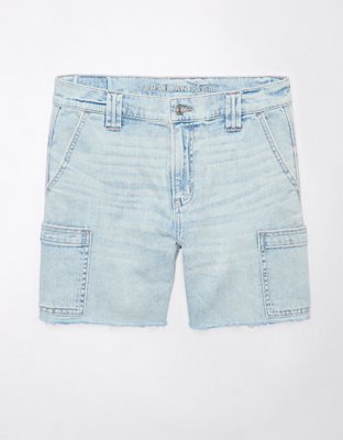 AE 6" Stretch Perfect Cargo Denim Short