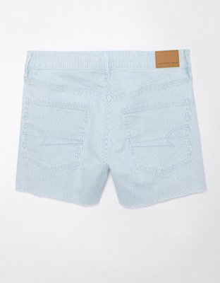 Женские брюки American Eagle AE Stretch 4" Perfect Railroad Stripes Short — фото 4