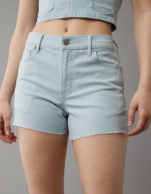 Женские брюки American Eagle AE Stretch 4" Perfect Railroad Stripes Short — фото 6