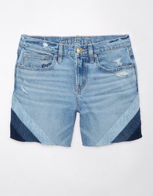 Женские брюки American Eagle AE Real Good Repurposed Strigid 6" Perfect Low-Rise Short — фото 3
