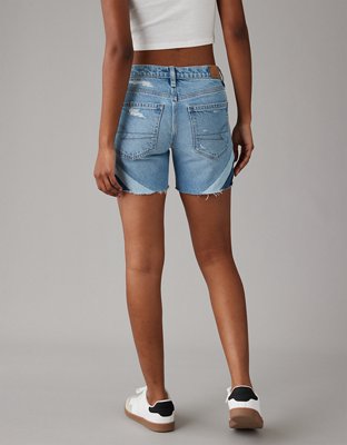 Женские брюки American Eagle AE Real Good Repurposed Strigid 6" Perfect Low-Rise Short — фото 2