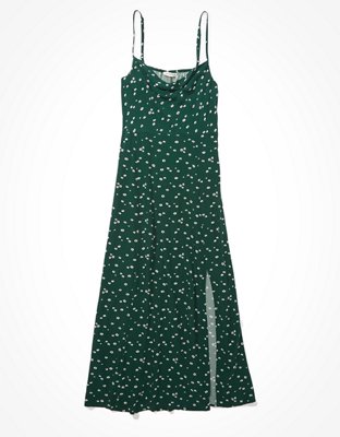 american eagle green dress