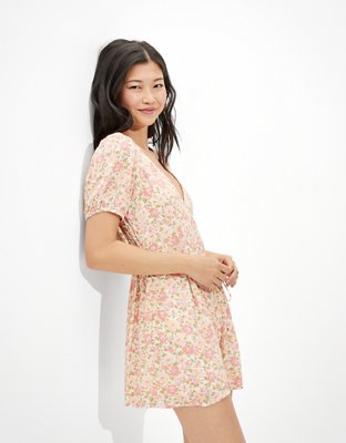 American Eagle AE Floral Wrap-Front Romper — фото 4