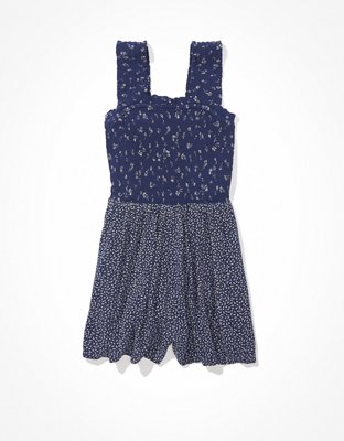 AE Floral Smocked Romper