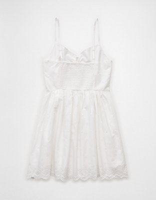 AE V-Neck Embroidered Mini Dress