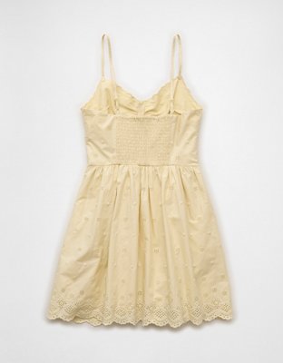 AE V-Neck Embroidered Mini Dress