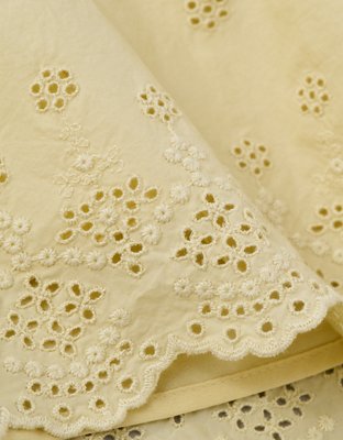 AE V-Neck Embroidered Mini Dress