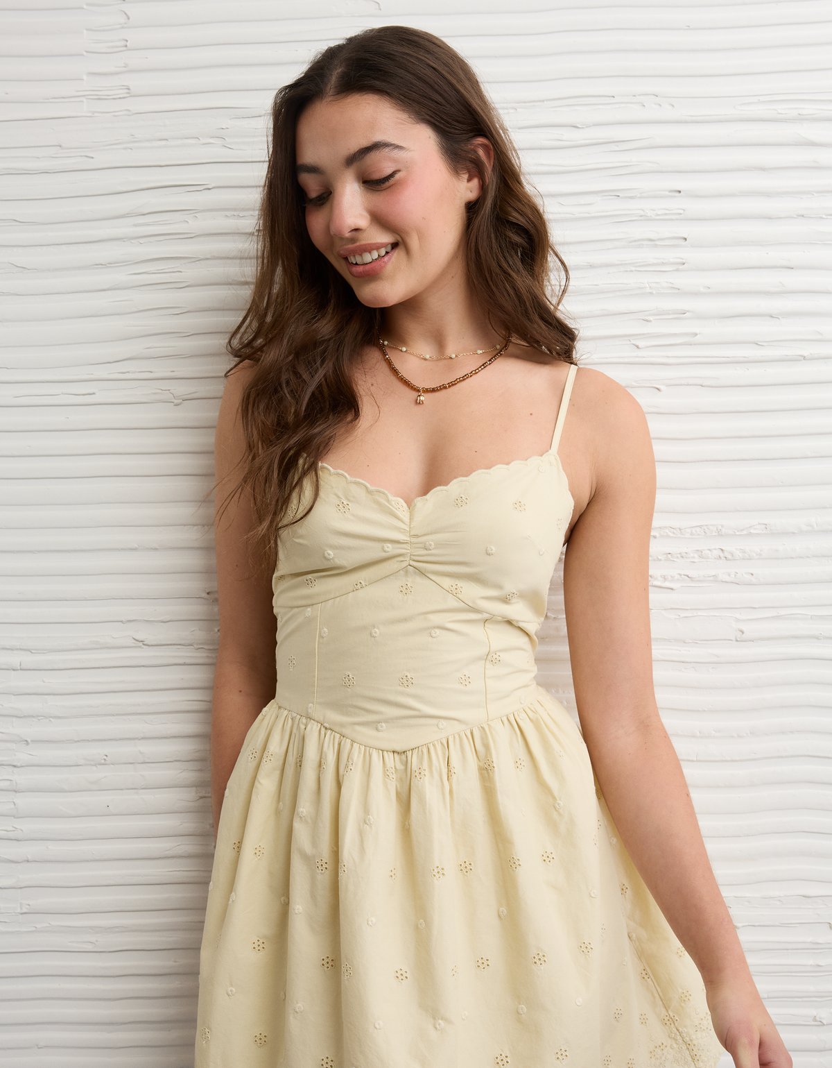 AE V-Neck Embroidered Mini Dress - image 5