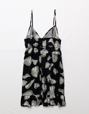 AE V-Neck Ruffle Mini Dress