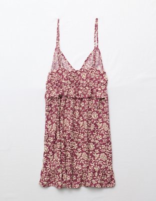 AE V-Neck Ruffle Mini Dress