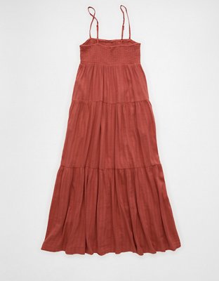 AE Smocked Babydoll Midi Dress