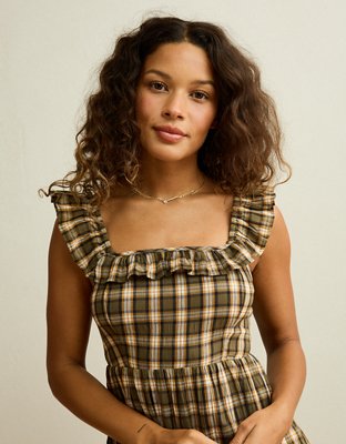 AE Ruffle Mini Dress | American Eagle