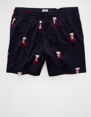 AE Sofa Surfin 6 Snoopy Graphic Mesh Lounge Short