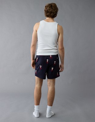 AE Sofa Surfin' 6" Snoopy Graphic Mesh Lounge Short