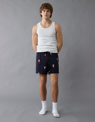 AE Sofa Surfin' 6" Snoopy Graphic Mesh Lounge Short