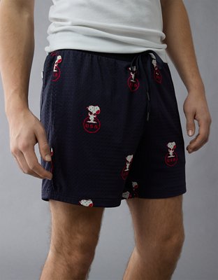 AE Sofa Surfin' 6" Snoopy Graphic Mesh Lounge Short
