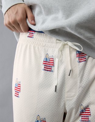 AE Sofa Surfin' 6" Snoopy Graphic Mesh Lounge Short