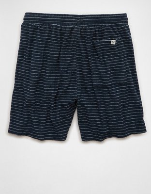 AE Sofa Surfin' Terry Striped Lounge Short | American Eagle