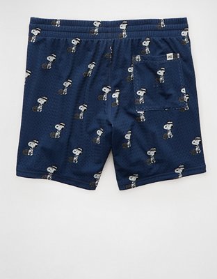 AE Sofa Surfin' 6" Snoopy Graphic Mesh Lounge Short