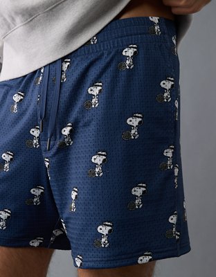 AE Sofa Surfin' 6" Snoopy Graphic Mesh Lounge Short
