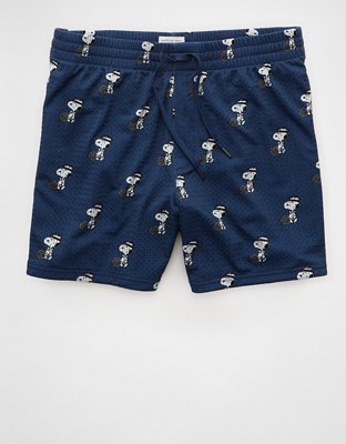 AE Sofa Surfin 6 Snoopy Graphic Mesh Lounge Short