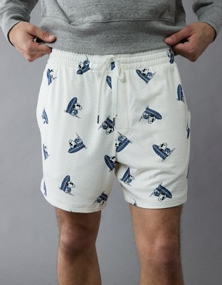 AE Sofa Surfin' 6" Snoopy Graphic Mesh Lounge Short