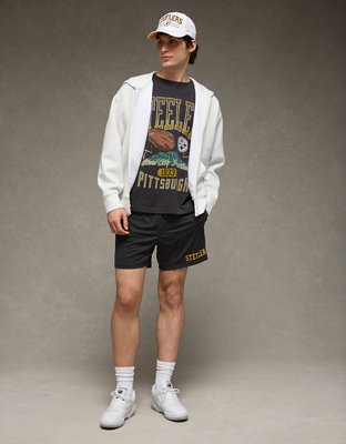 NFL Pittsburgh Steelers 6" Mesh Lounge Short