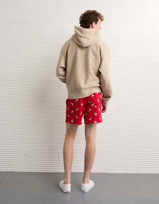 AE Snoopy Valentine's Day 6" Mesh Lounge Short