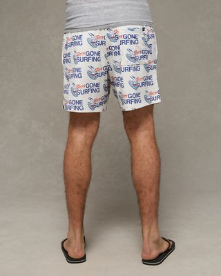 AE 6" Mesh Lounge Short