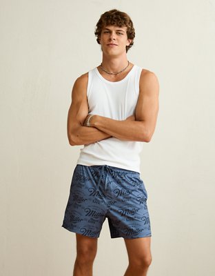 AE 6" Miller Lite Mesh Lounge Short