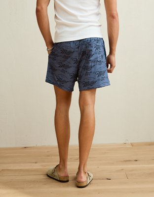 AE 6" Miller Lite Mesh Lounge Short