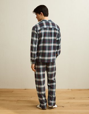 AEO Men's Snoopy Flannel Pajama Set