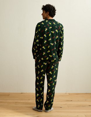 AEO Grinch Men's Flannel Pajama Set