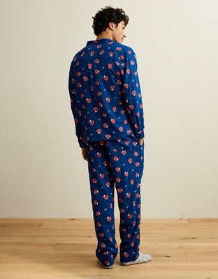 AEO Snoopy Men's Flannel Pajama Set