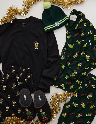 AE Grinch Lightweight Jersey Lounge Set