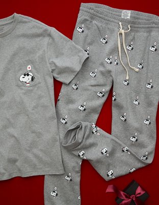 American Eagle AE Snoopy Valentine's Day PJ Set — фото 5