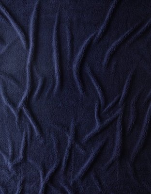 American Eagle Dormify Crushed Velvet And Sherpa Throw Blanket — фото 3