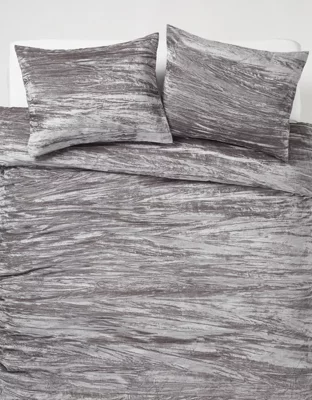 Dormify Velvet Full/Queen Duvet Cover And Sham Set